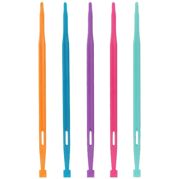 LOLIPPYY 5-Pack Drawstring Threader Tool for Waistbands, Elastic Bands, and Trousers - ABS Material Sewing Accessory