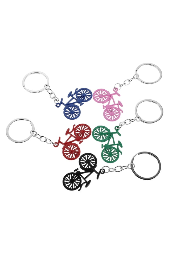 5-Pack Alloy Key Holders and Stylish Bag Charms, Key Organizers for Everyday Use and Easy Carry