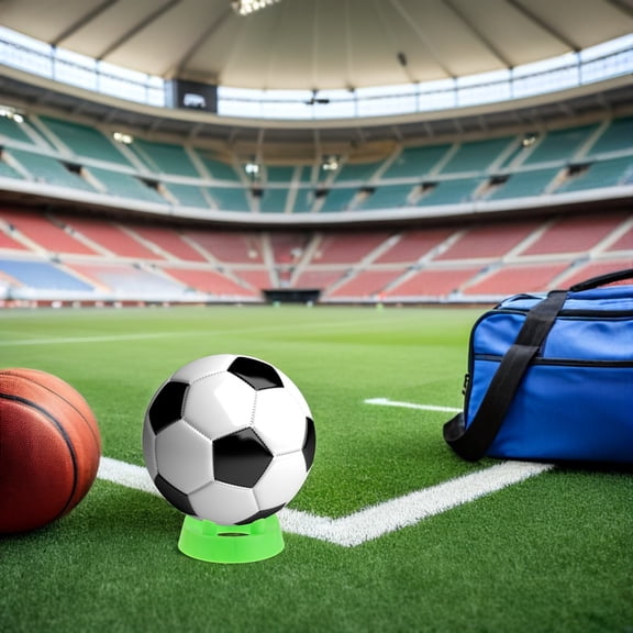 LOLIPPYY 5Pcs Durable Plastic Sphere Display Rack Bowling Ball Cup Basketball Football Volleyball Organizer