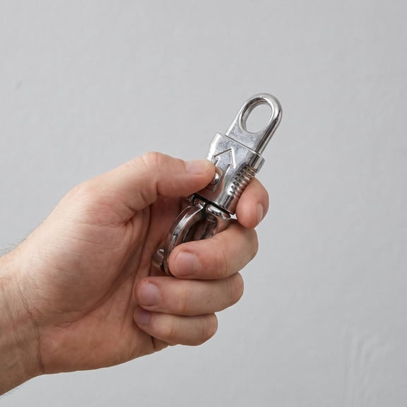 LOLIPPYY 5Pcs Durable Zinc Alloy Horse Tack Panic Snap with Smooth Spring Action for Stable Hardware