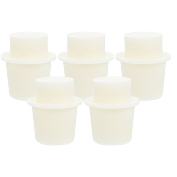 LOLIPPYY 5Pcs Erlenmeyer Flask Stopper Cork for Experiment Research