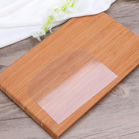 LOLIPPYY 5Pcs Essential Kitchen Baking Supplies Transparent Plastic Cake Scraper