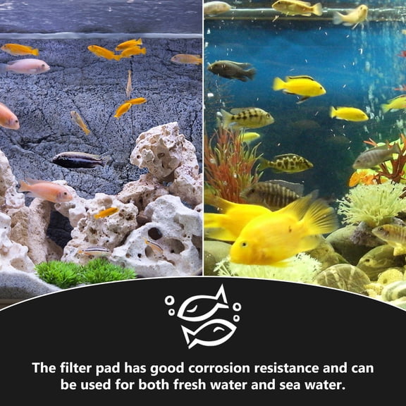 LOLIPPYY 5Pcs Fish Tank Baffle Black Plastic Grid Plates for DIY Filter System