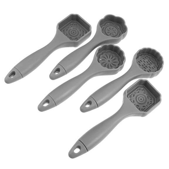 LOLIPPYY 5-Pack Plastic Cake Molds for Baking, Pastry Making, Dessert Decoration, Kitchen Tools and Bakeware Set