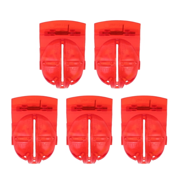 LOLIPPYY 5-Pack Golf Red ABS Marking Tools for Accurate Alignment and Outdoor Golf Training Practice