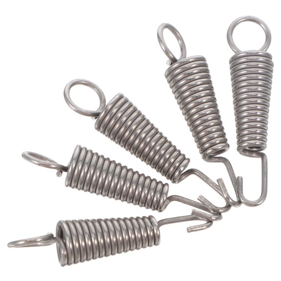 LOLIPPYY 5Pcs Hand Clamp Replacement Springs Metal Plated Silver for Locking Pliers Repair