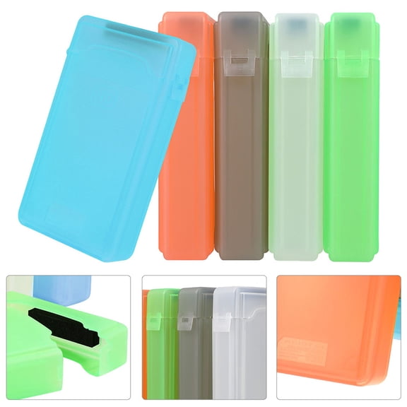 LOLIPPYY 5Pcs Hard Disk Protective Box Made of Durable Plastic for Secure Hard Drive Storage