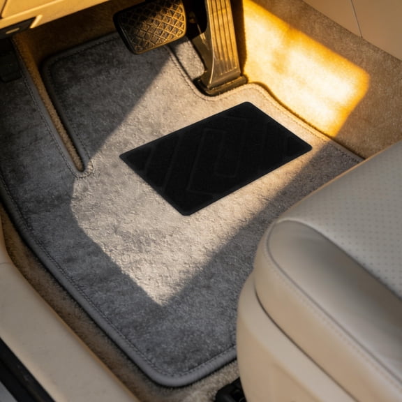 LOLIPPYY 5Pcs Heavy Duty Black Car Floor Mats Repair Patch Kit for Automotive Interior Use