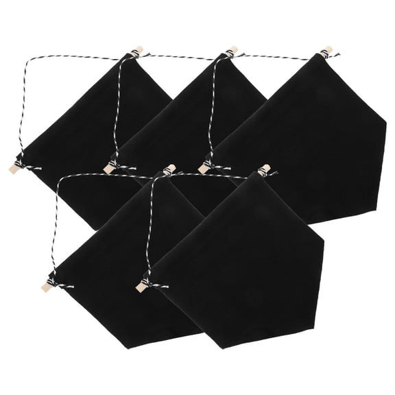 LOLIPPYY 5-Pack Rectangular Lapel Badge Holders for Indoor Use with Space-Saving Design and Display