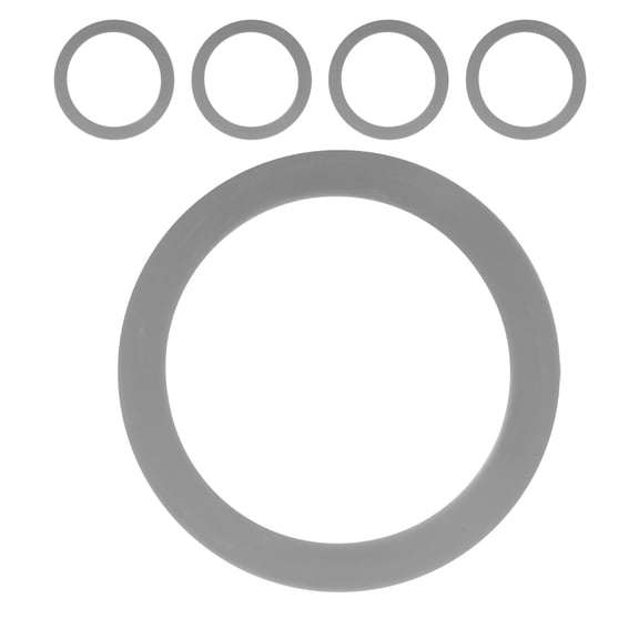 LOLIPPYY 5Pcs Leakproof Rubber Gasket Seal Rings Grey for Blender and Juicer Replacement with Easy Installation