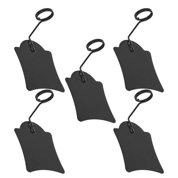 LOLIPPYY 5Pcs Metal Desk Sign Stand with Advertising Wire Clip for Price Labels