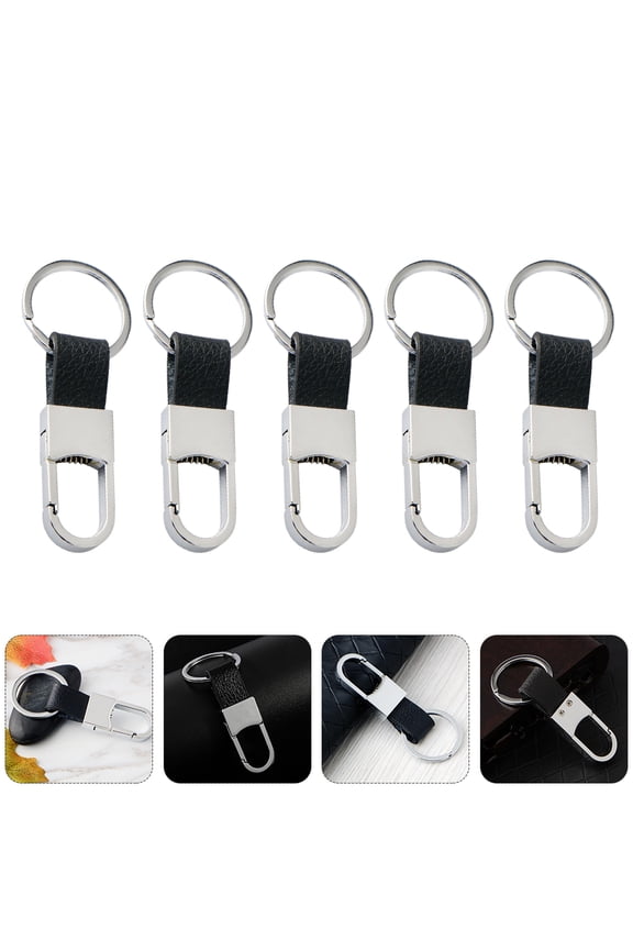 5Pcs Metal Key Buckles for Backpack Waist Belt Durable Lightweight Assorted Colors