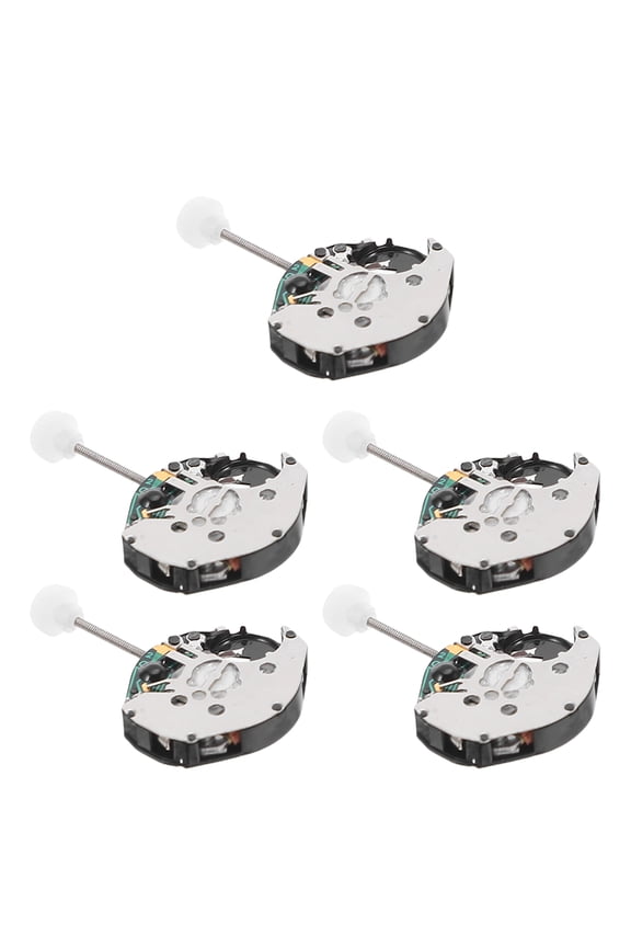 5 Pieces Multi-Color Quartz Watch Movements with Simple Installation for Precise and Repairs