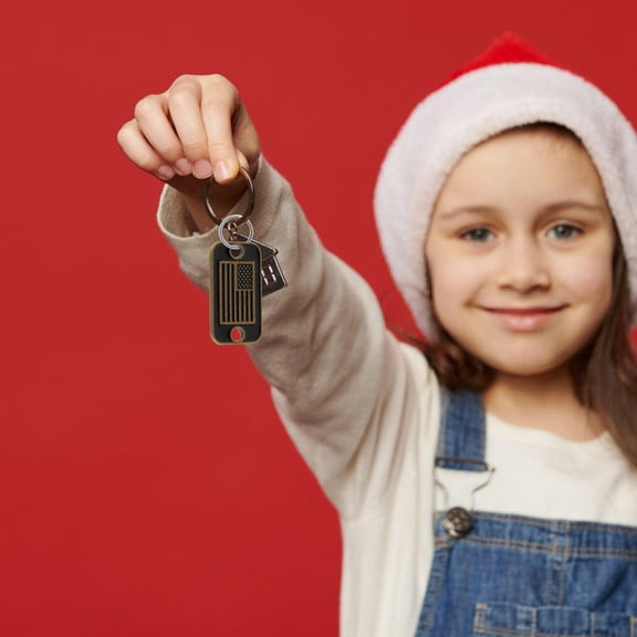 LOLIPPYY 5 Pieces Multifunctional Metal Name Tags for Bracelets, , and Craft Making Accessories