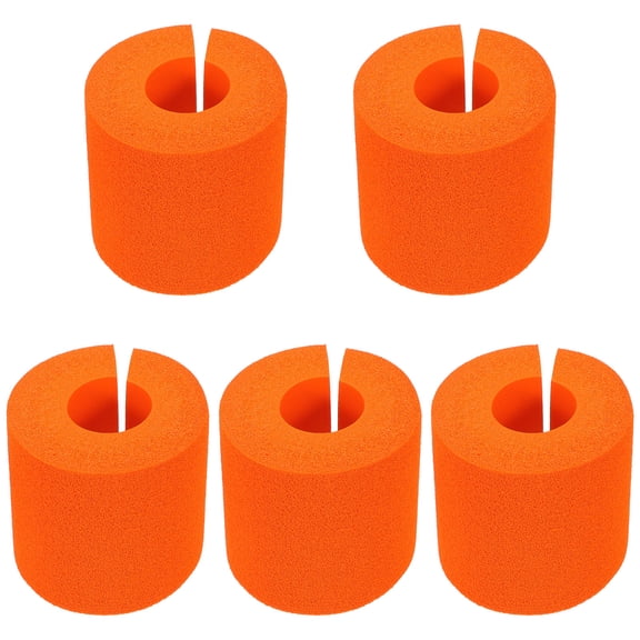 LOLIPPYY 5Pcs Orange Foam Door Sill Protector for Home Use Anti Pinch and Collision Guard