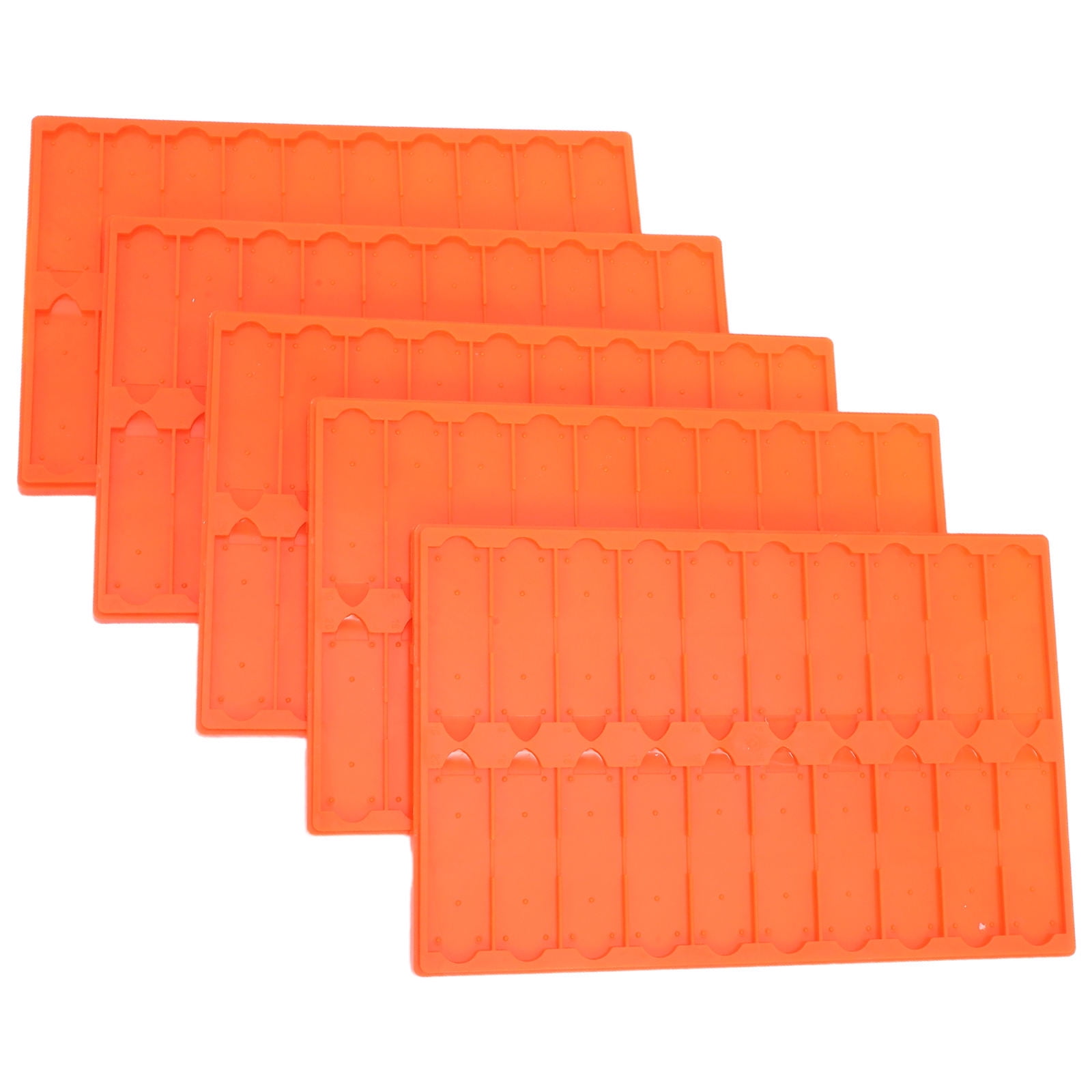 LOLIPPYY 5Pcs Orange Laboratory Microscope Slide Drying Holder with ...