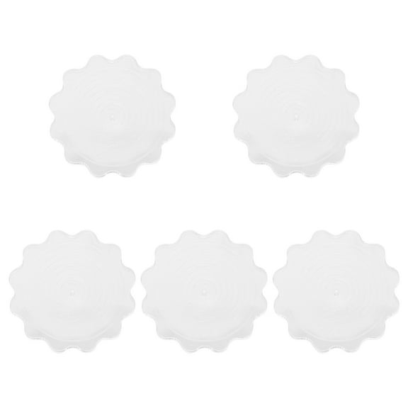 LOLIPPYY 5Pcs Paper Roll Holder White Plastic DIY Quilling Tool for Greeting Cards and Decorations