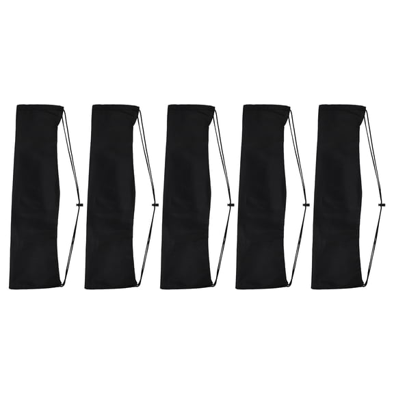 LOLIPPYY 5-Pack Lightweight Black Nylon Photography Tripod Carrying Bags, and Easy to Use for Travel and Storage