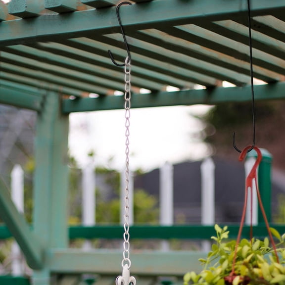 LOLIPPYY Black Metal S Hooks for Bird Feeders, Ant , Gardening and Outdoor Hanging Accessories
