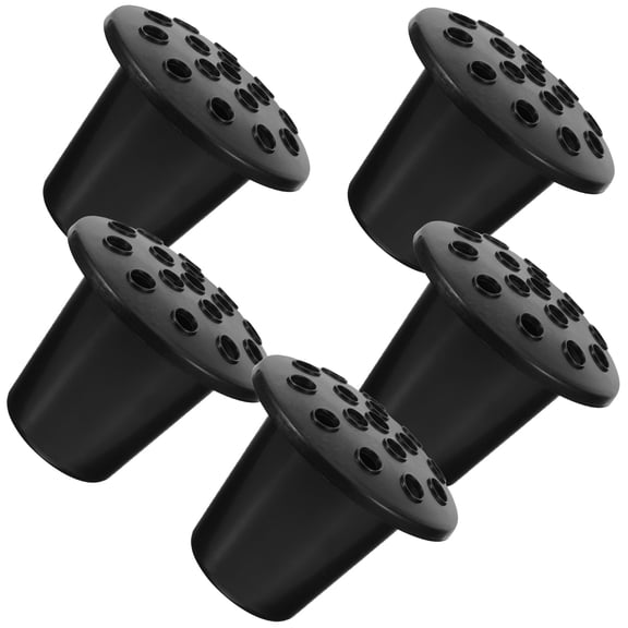 LOLIPPYY 5Pcs Plastic Cemetery Pot Inserts with Stable Structure for Outdoor Grave Decoration