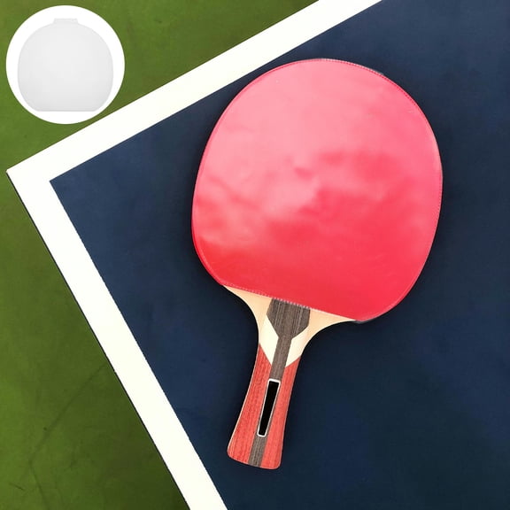 LOLIPPYY 5-Pack Clear Table Tennis Covers for Training and Competitive Play, Protective Case