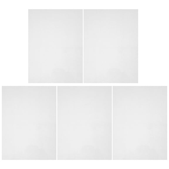 LOLIPPYY 5Pcs Silver Shrink Film Sheets BOPS for DIY Projects Craft Materials