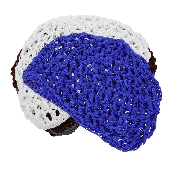 LOLIPPYY hair cover for sleeping Snood Hat Mesh Crochet Headwear for Women Everyday Wear 5Pack