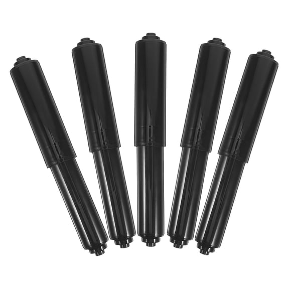 LOLIPPYY 5-Pack Adjustable Spring Loaded Toilet Paper Holder Rods Telescopic Bathroom Dispenser Supports