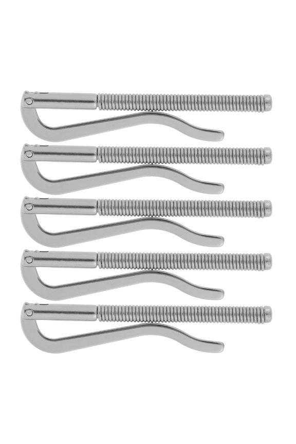 5Pcs Spring Money Clip Metal Clamp for Office Paper Cash Cards Design