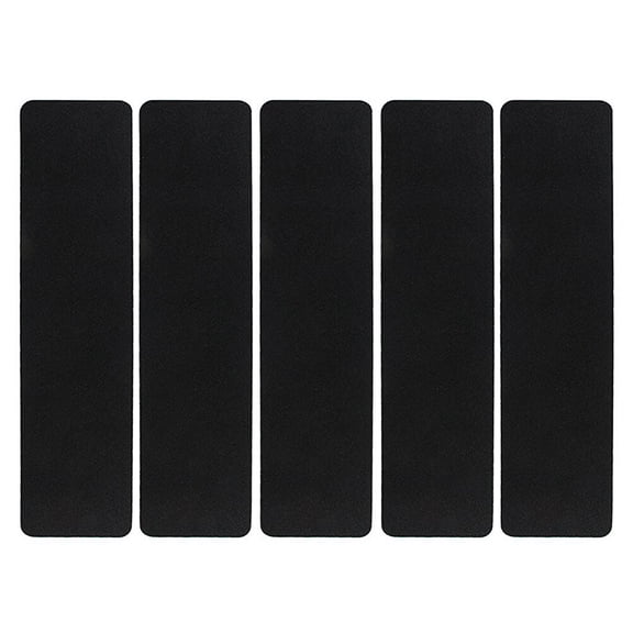 LOLIPPYY 5-Pack Black Anti- Grip Strips for Stairs, Ladder Steps, Ramps, and Scaffold Safety