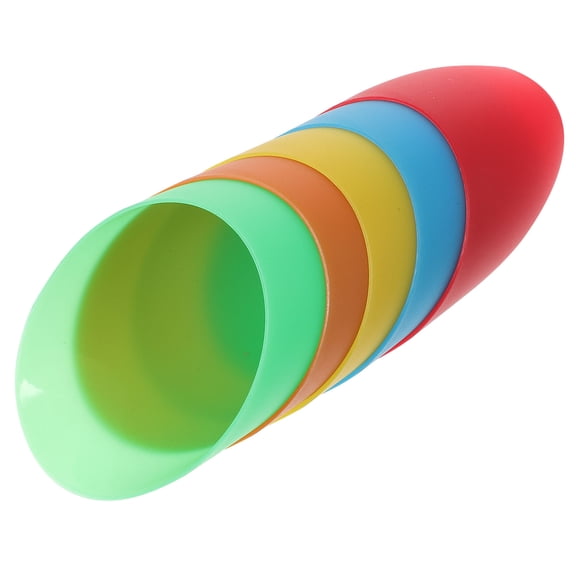 LOLIPPYY 5Pcs Sturdy Plastic Lamp Shade Cover for Table Desk Floor Lamps in Assorted Colors