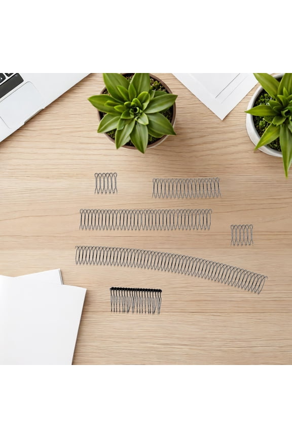 5-Pack Black U-Shaped Hair Clips for Fringe Control and Daily Hair Styling Fixers