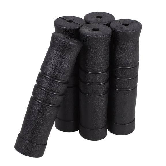 LOLIPPYY Universal Black PVC Bike Handle Grips for Comfort and Hand Protection