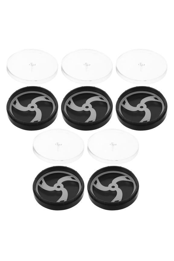 5Pcs Watchmaker Storage Case Black Dustproof Movement Holder with Scratch Proof Design