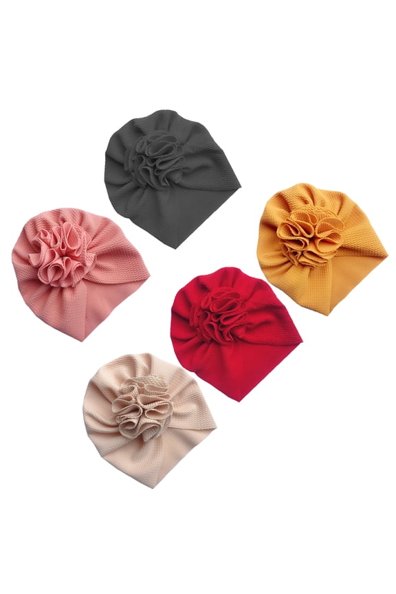 5-Pack Women's Cozy Chunky Cable Knit Hats, Mixed Colors, Warm Fall and Winter Beanies