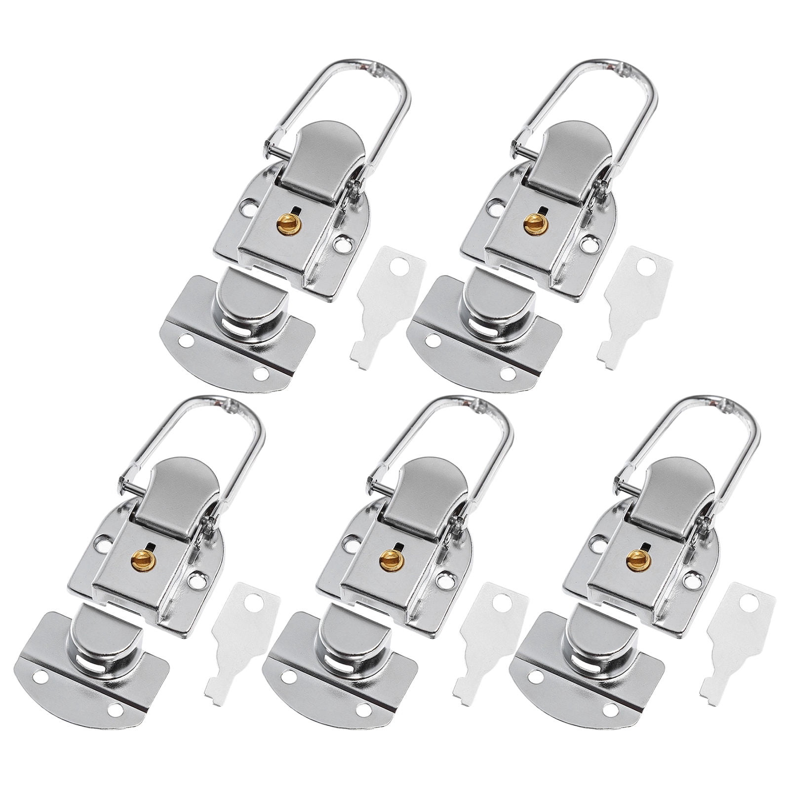 LOLIPPYY Plated Silver Metal Latch Lock, Iron, Stable Lock, Compact ...