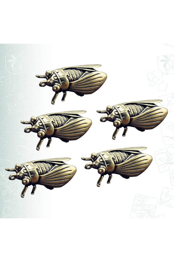 5pcs Brass Key Ring Charms for Jewellery Making with Vintage Pendant Decoration