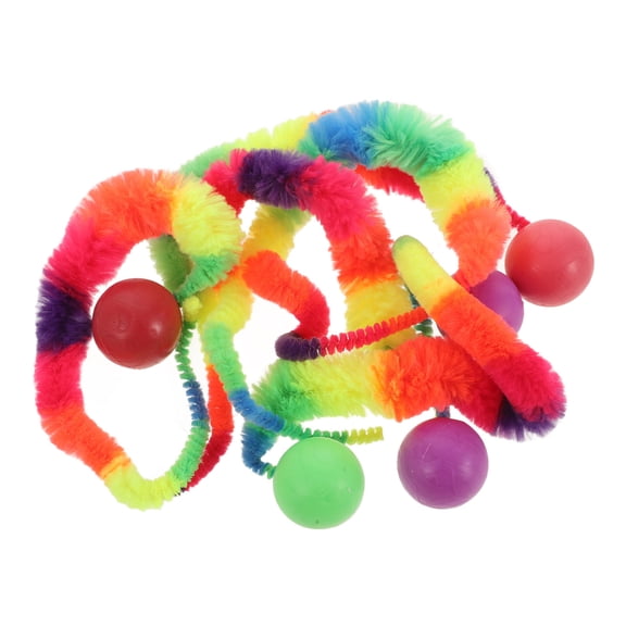 LOLIPPYY Set of 5 Cat Bouncy for Active Cats with PVC Design for Indoor Play and Exercise