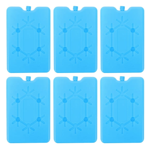 LOLIPPYY 5pcs Cooler Ice Packs: Portable Reusable Freezer Packs For Lunch Boxes Air Conditioner Freezer Blocks Small Gel Bag For Cool Bags
