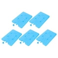 thumbnail image 1 of LOLIPPYY 5-Pack Reusable Ice Cooler Packs for Lunch Boxes, Small Gel Freezer Bags for Coolers, Portable Air Conditioner Ice Blocks, 1 of 8