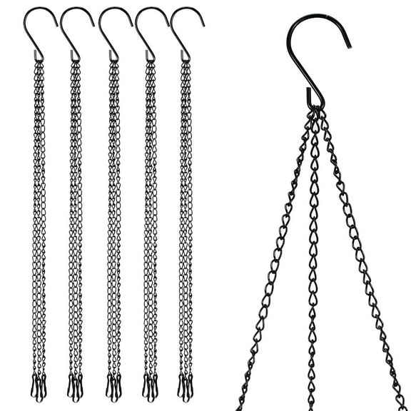 LOLIPPYY Set of 5 Hanging Pot Chains for Bird Feeders, Outdoor Use Accessories
