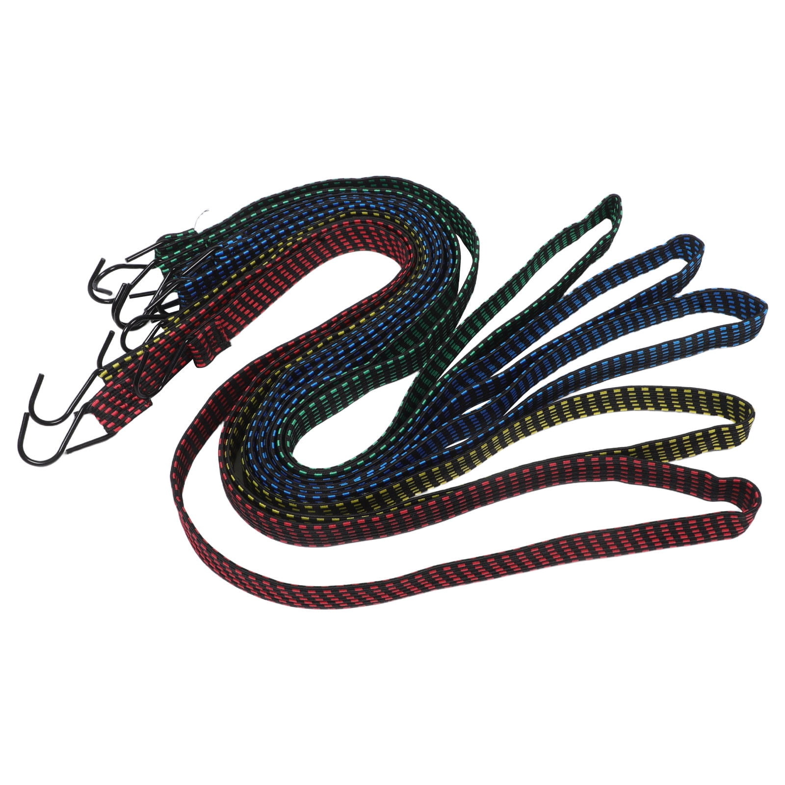 LOLIPPYY 5pcs Heavy Duty Tie Down Ropes Securing Items with Hooks ...
