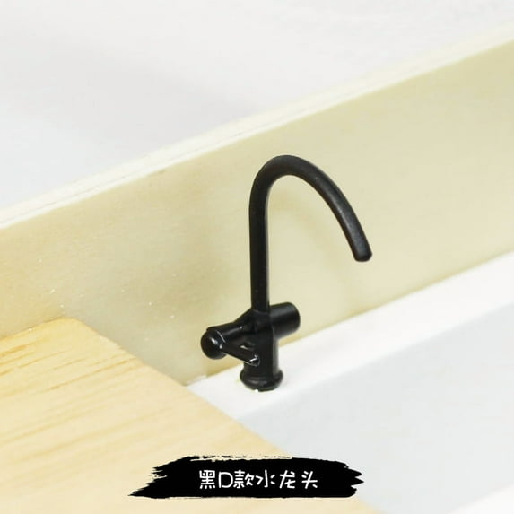 LOLIPPYY 5pcs Miniature Mixer Tap: Dollhouse Bathroom Accessories - 1:12 Scale Mini Bathtub Faucet For Realistic Kitchen Scene Decor Collectors Pretend Play Toy