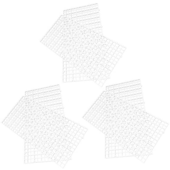 LOLIPPYY 6 Pcs Aquarium Isolation Panel Lattice Plate Practical Fish Tank Filter Plate Aquarium Supplies (White)