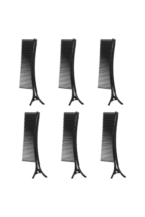 6 Pcs Professional Hair Clip Set for Sectioning Makeup Application Hairdressers