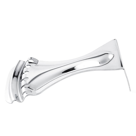 LOLIPPYY 6 String Dobro Tailpiece Metal Plated Silver for Resonator Guitar Repair Replacement