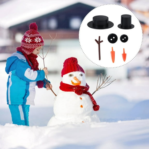 LOLIPPYY 600Pcs Assorted Color Christmas Snowman Crafting Kit with Lightweight Materials for DIY Use