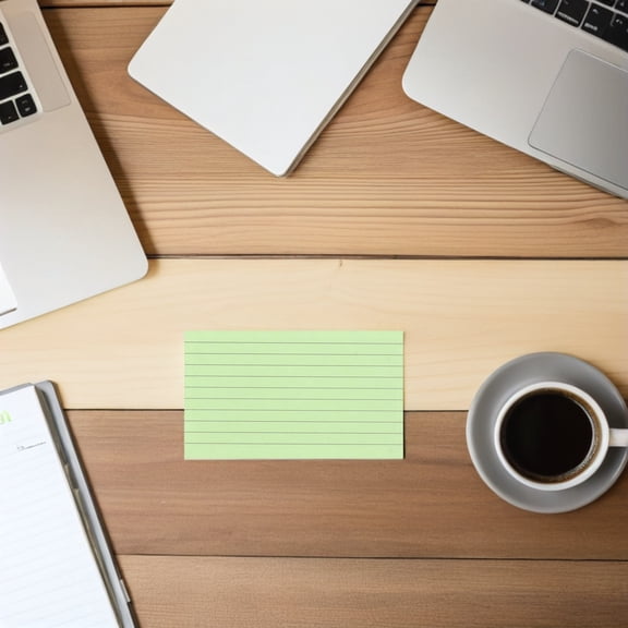 LOLIPPYY 600Pcs Dual Usable Heavy Weight Index Cards Multi Colored Note Cards for Students