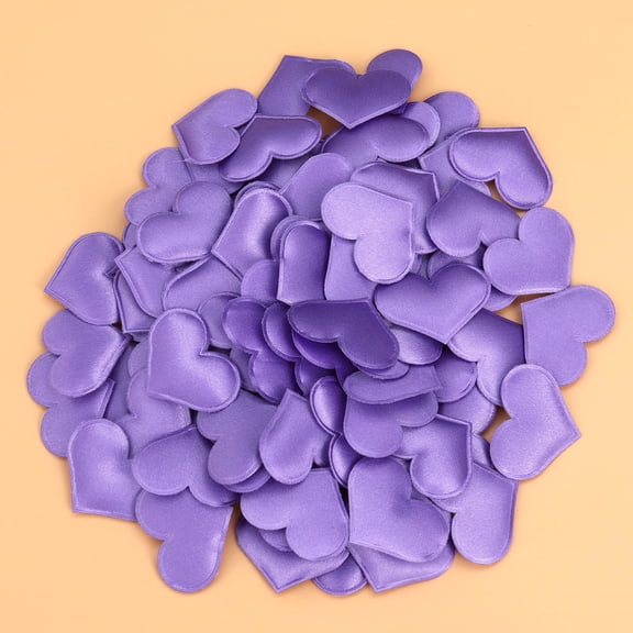 LOLIPPYY 600pcs Fake Petals Shaped Decoration for Wedding Reception Purple