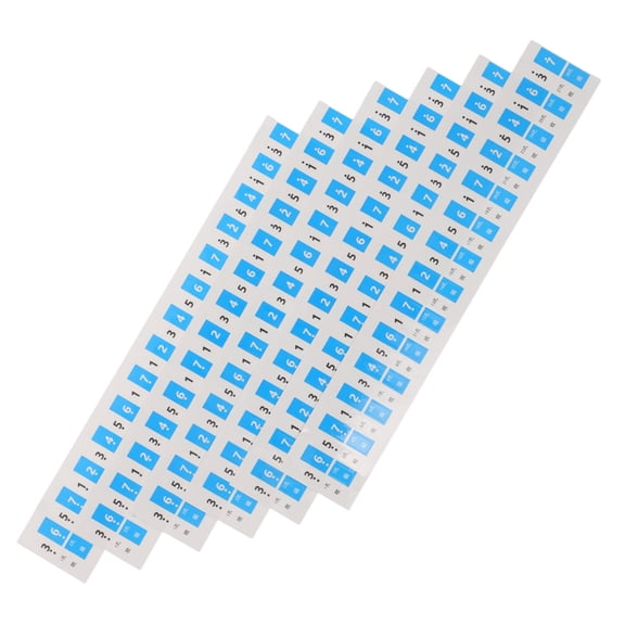 LOLIPPYY 60Pcs C Key Harmonica Note Stickers Removable Labels for 24 Hole and 28 Hole Polyphonic Harmonicas